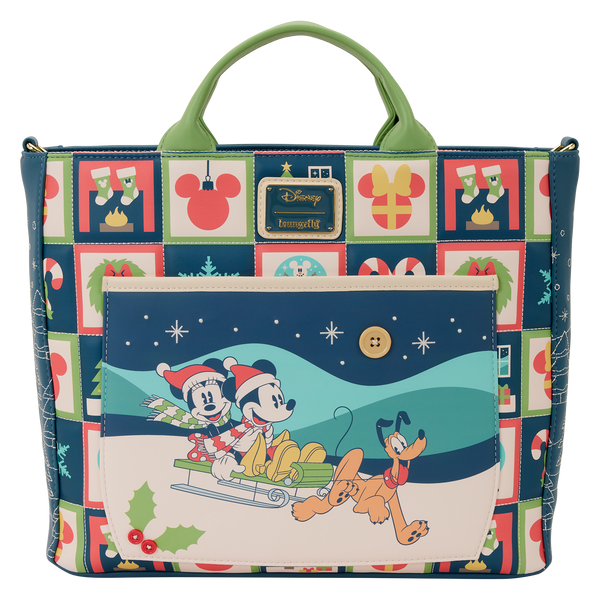 Minnie Mouse Holiday Convertible Tote Bag
