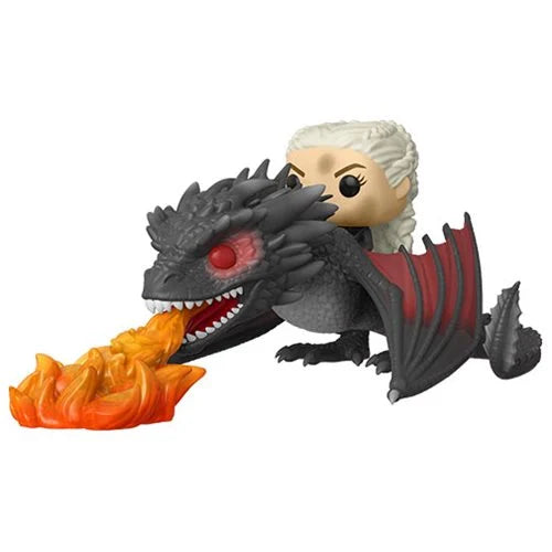 Game of Thrones Daenerys on Fiery Drogon Funko Pop! Vinyl Vehicle #68
