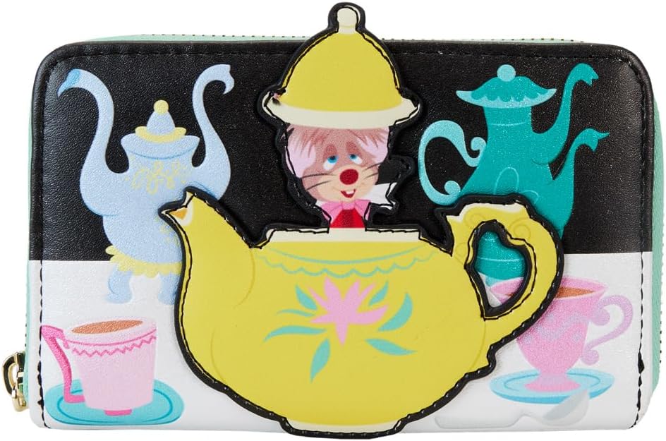 Loungefly Disney Alice in Wonderland Unbirthday Zip Around Wallet