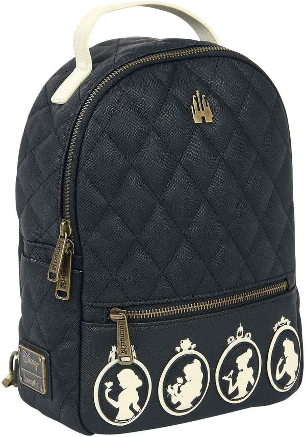 Loungefly Disney Princesses Silhouette Faux Leather Double Strap Shoulder Bag