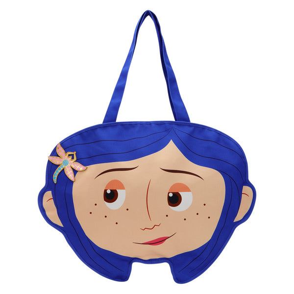 Coraline Cosplay Canvas Tote Bag