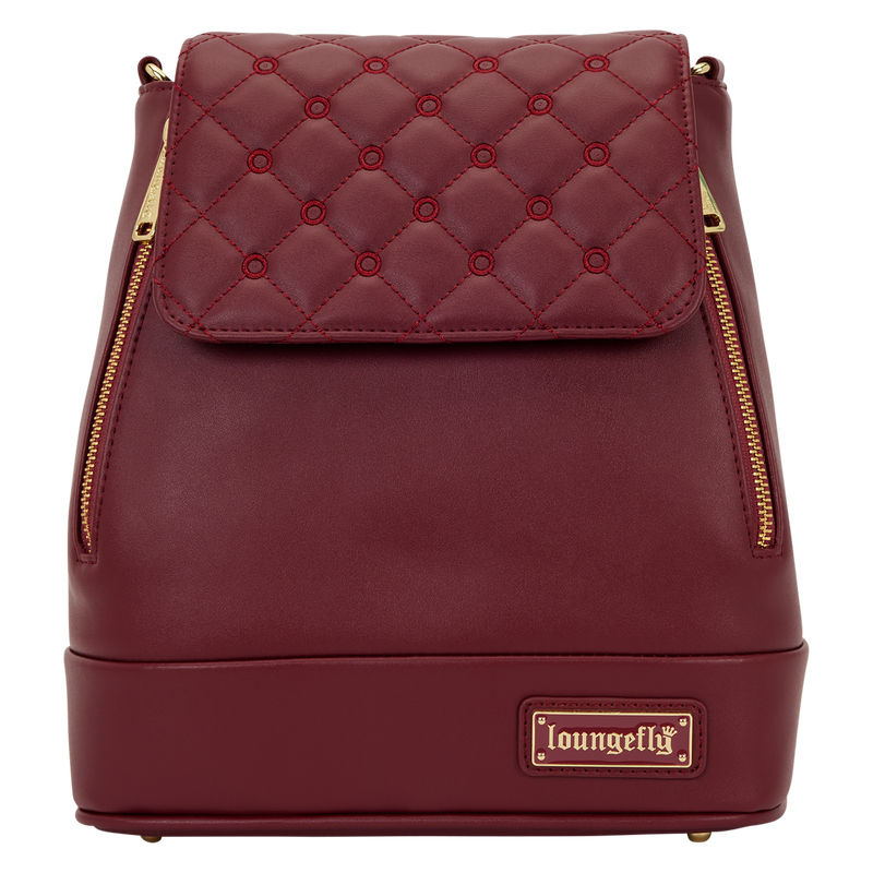 Loungefly The Lilly Red Convertible Mini Backpack & Crossbody Pin Trader Bag