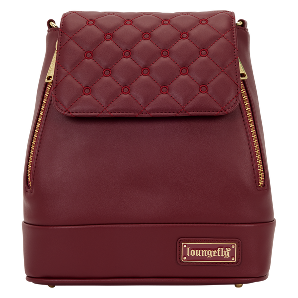 Loungefly The Lilly Red Convertible Mini Backpack & Crossbody Pin Trader Bag