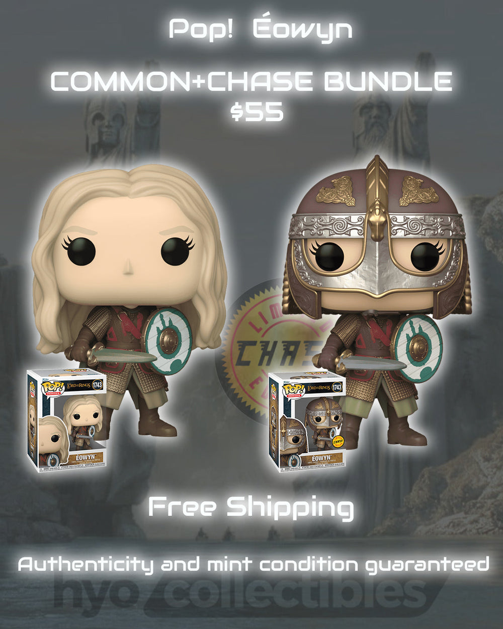 Pop! Éowyn, Regular and CHASE Bundle