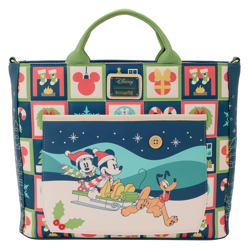 Minnie Mouse Holiday Convertible Tote Bag