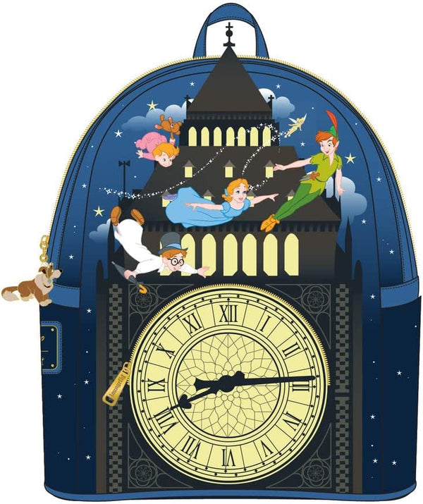 Loungefly Disney Peter Pan Glow Clock Mini Backpack