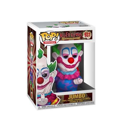 Killer Klowns from Outer Space Jumbo Funko Pop! Vinyl Figure #931