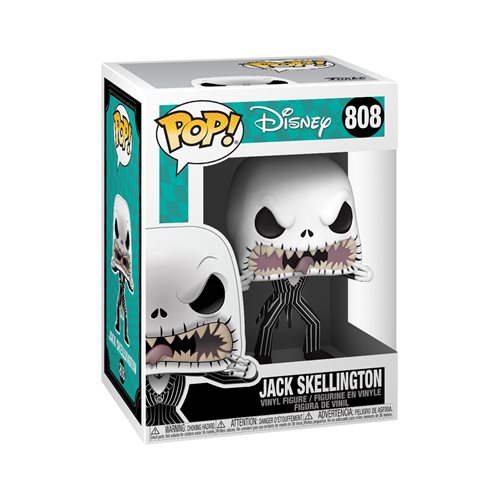 The Nightmare Before Christmas Jack Skellington Scary Face Funko Pop! Vinyl Figure #808