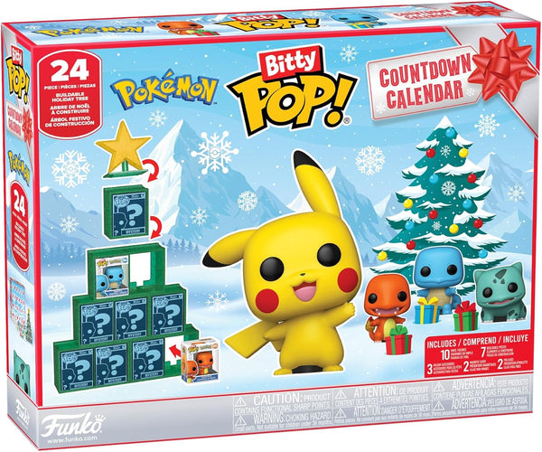 Funko Bitty Pop! Countdown Calendar: Pokémon - 24 Days of Surprises