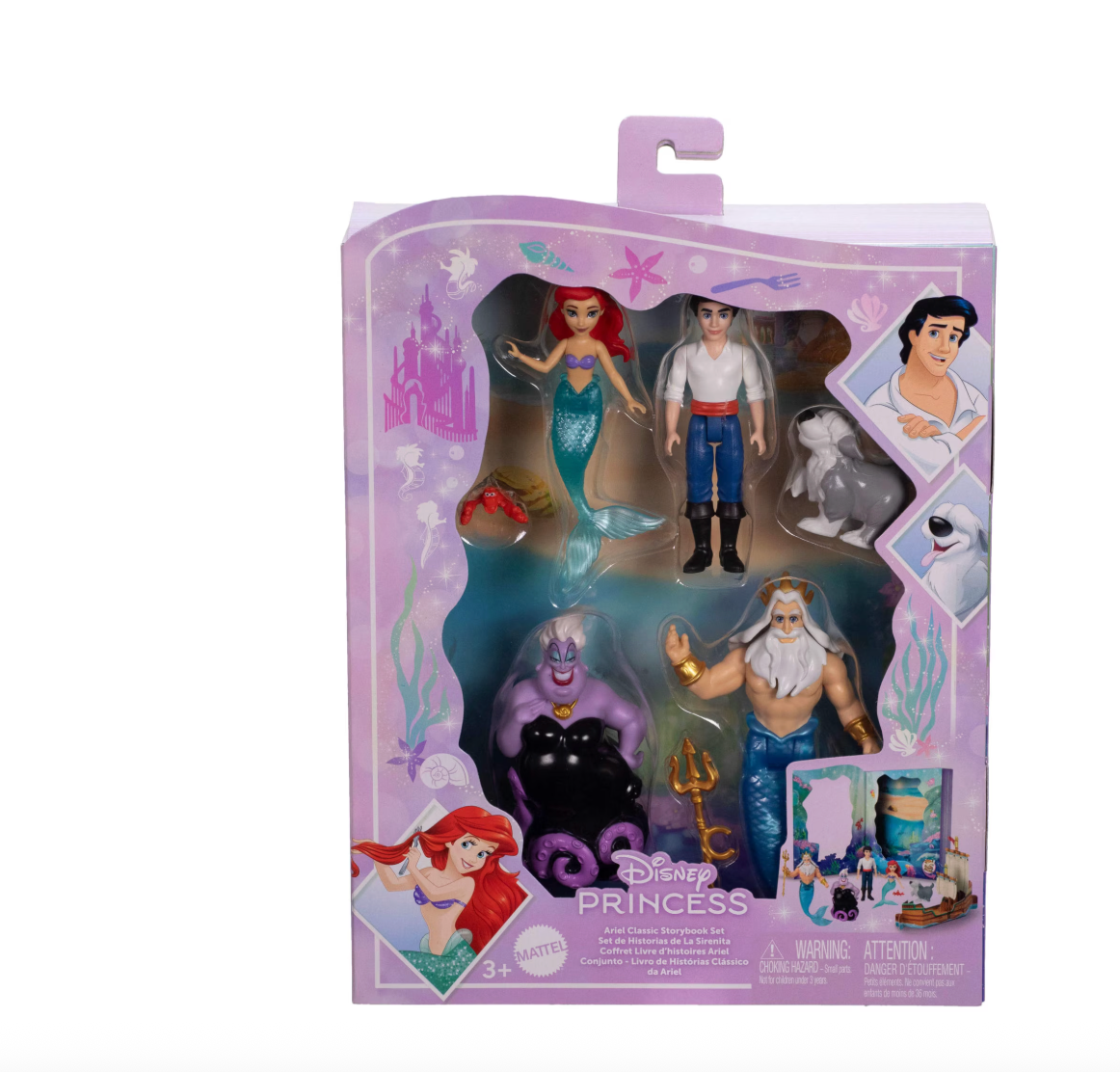 Full Ariel Storybook playset unboxed