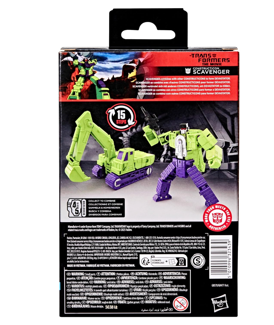 Transformers Constructicon Scavenger robot mode