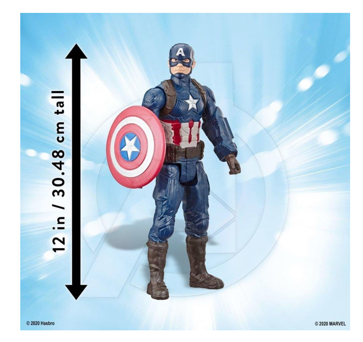 Captain America 12 inch figure size reference