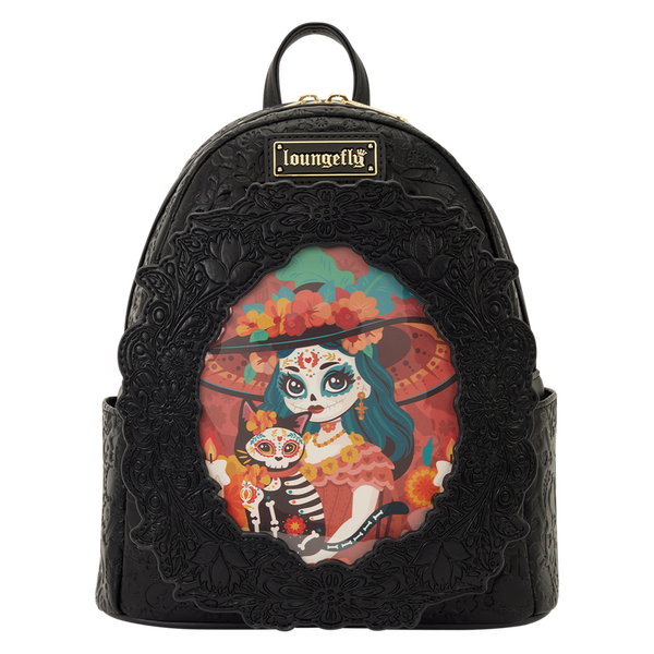 Loungefly Día de los Muertos La Catrina Photo Insert Mini Backpack