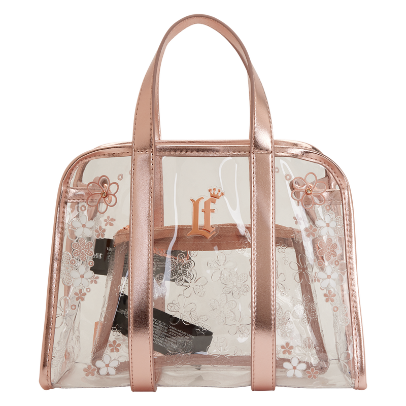 Loungefly Clear Floral Crossbody Bag with Coin Bag