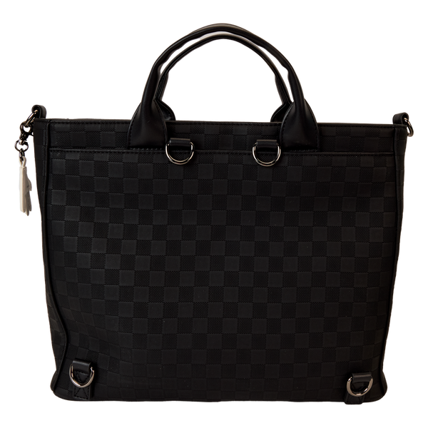 Mickey Mouse Checkered Texture Convertible Backpack & Tote Bag