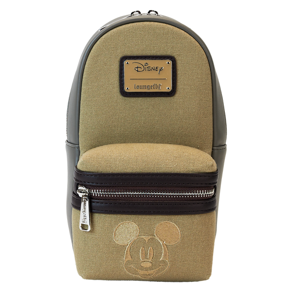Mickey & Friends Canvas Drink Holder Crossbody Bag