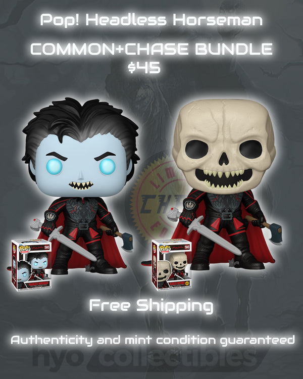 Pop! Headless Horseman, Regular and CHASE Bundle